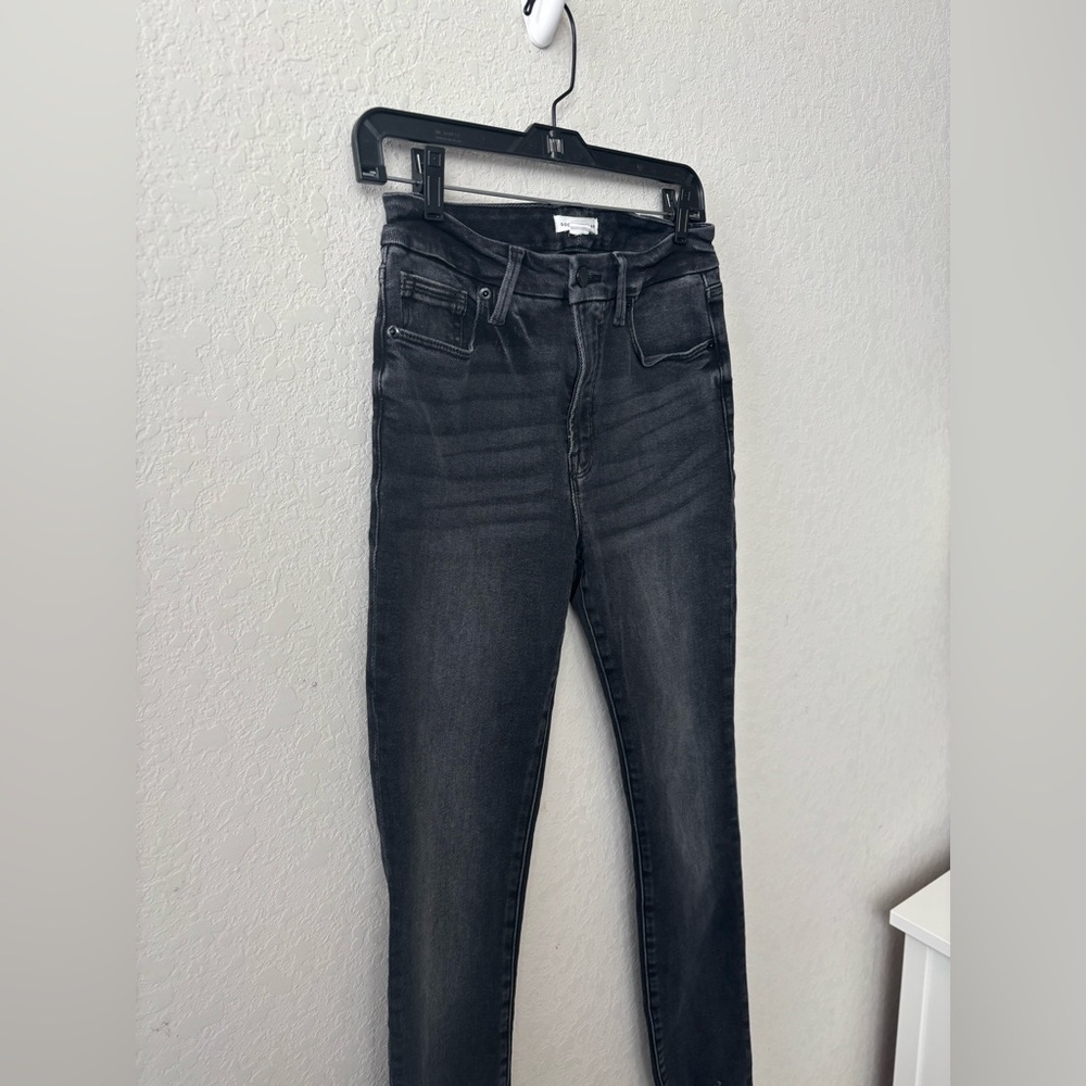 Good American Good Legs Skinny Black/grey Jeans size 4/27 - Picture 4 of 6